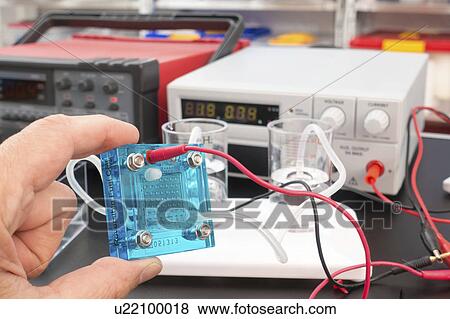 Stock Photo - Hydrogen fuel cell. Fotosearch
