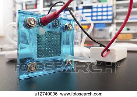 Stock Photograph - Hydrogen fuel cell. Fotosearch