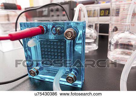 Hydrogen fuel cell View Large Photo Image Stock Photograph - Hydrogen fuel cell. Fotosearch