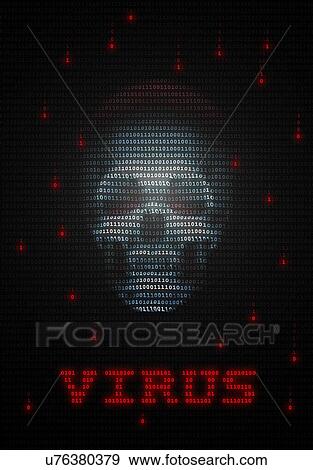Stock Photo - Illustration of Computer Virus or Trojan. Fotosearch