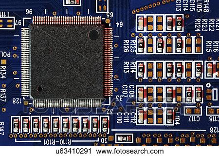 Stock Image - Integrated circuit. Fotosearch
