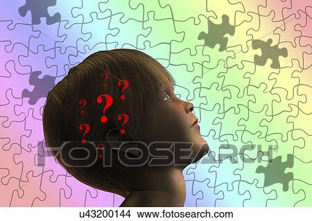 Picture - Intelligence, conceptual illustration. Fotosearch