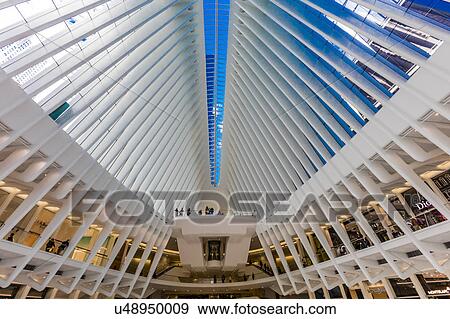 Interior view of Oculus Transportation Hub, NY, NY View Large Photo Image Stock Photo - Interior view of Oculus Transportation Hub, NY, NY. Fotosearch