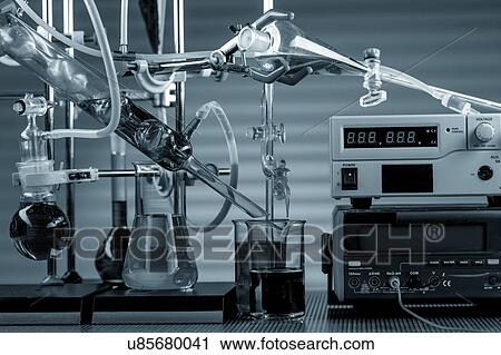 Laboratory glassware View Large Photo Image Stock Image - Laboratory glassware. Fotosearch