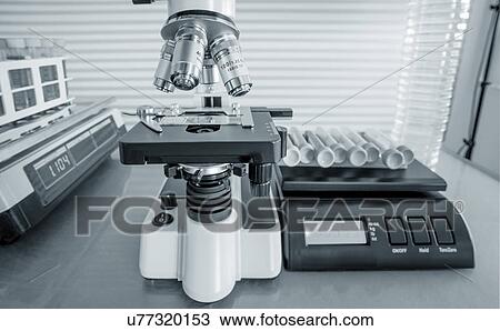 Laboratory microscope View Large Photo Image Stock Image - Laboratory microscope. Fotosearch
