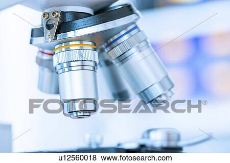 Stock Photo - Laboratory microscope. Fotosearch