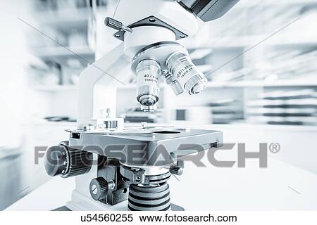 Stock Photography - Laboratory microscope. Fotosearch