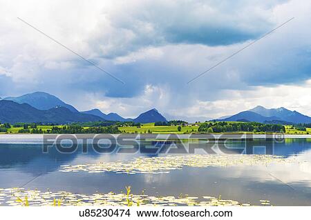 Picture - Lake and mountains. Fotosearch