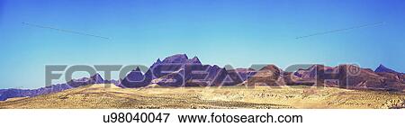 Stock Photo - Mountains and landscape, Fuerteventura, Canary Islands. Fotosearch