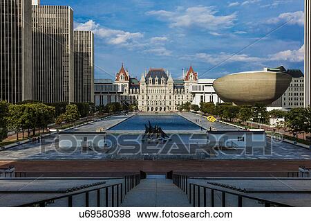Stock Photo - New York, Albany, New York State Capitol. Fotosearch
