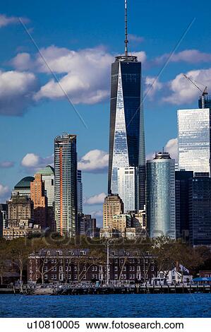 One World Trade Center, New York New York View Large Photo Image Stock Photography - One World Trade Center, New York New York. Fotosearch