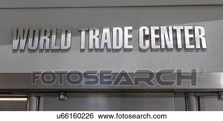 Stock Photograph - One World Trade Center - Oculos Train terminal - NY, NY. Fotosearch