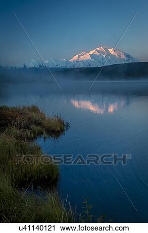 Panoramic view of Mount Denali, previously known as McKinley from Wonder Lake, Denali National Park, Alaska View Large Photo Image Stock Image - Panoramic view of Mount Denali, previously known as McKinley from Wonder Lake, Denali National Park, Alaska. Fotosearch