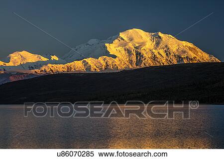 Panoramic view of Mount Denali, previously known as McKinley from Wonder Lake, Denali National Park, Alaska View Large Photo Image Stock Photography - Panoramic view of Mount Denali, previously known as McKinley from Wonder Lake, Denali National Park, Alaska. Fotosearch