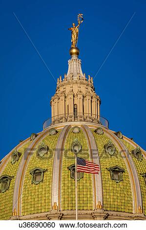 Pennsylvania State Capitol, Harrisburg, PA View Large Photo Image Stock Image - Pennsylvania State Capitol, Harrisburg, PA. Fotosearch