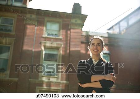 Portrait of businesswoman, London View Large Photo Image Stock Image - Portrait of businesswoman, London. Fotosearch