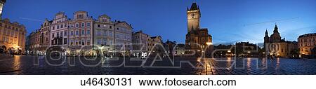 Prague at night, Czech Republic View Large Photo Image Stock Image - Prague at night, Czech Republic. Fotosearch