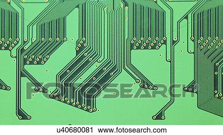 Stock Image - Printed circuit board. Fotosearch