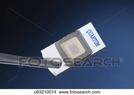 Picture - Quantum processor. Fotosearch