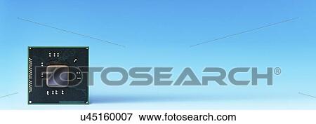 Stock Photo - Quantum processor. Fotosearch