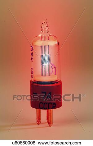 Stock Photo - Radio vacuum tube (electronic bulb). Fotosearch