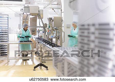 Ready-made meal production line in Asian food factory View Large Photo Image Stock Image - Ready-made meal production line in Asian food factory. Fotosearch