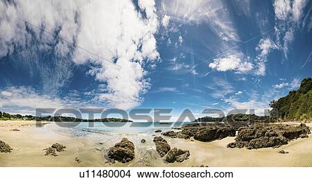 Picture - Rocks on beach. Fotosearch