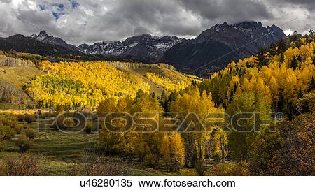 San Juan Mountains In Autumn View Large Photo Image Stock Photography - San Juan Mountains In Autumn. Fotosearch