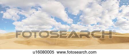 Stock Photography - Sand dunes in the Sahara Desert. Fotosearch