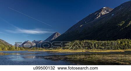 Scenic View Of The Kenai Mountains Reflected In Tern Lake During Fall On The Kenai Peninsula In Southcentral Alaska View Large Photo Image Stock Image - Scenic View Of The Kenai Mountains Reflected In Tern Lake During Fall On The Kenai Peninsula In Southcentral Alaska. Fotosearch