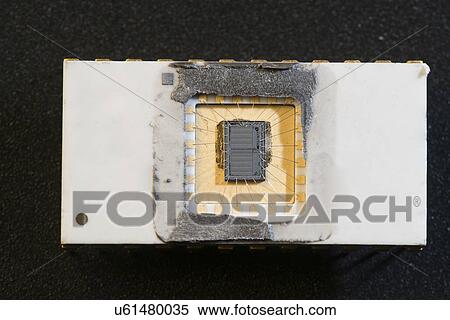 Stock Photography - Silicon chip. Fotosearch
