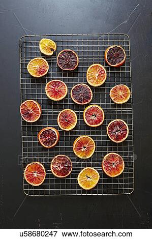 Stock Photo - Sliced blood oranges. Fotosearch