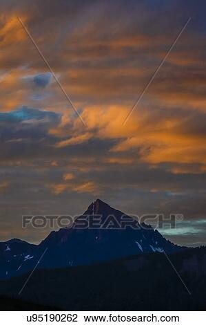 Stock Image - Sunset on San Juan Mountains, Colorado, USA on San Juan Mountains, Colorado, USA. Fotosearch
