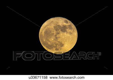 Stock Photo - Super full moon. Fotosearch