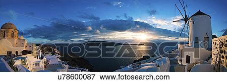 Stock Photo - Traditional windmill, Greece. Fotosearch