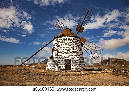Stock Photo - Traditional windmill. Fotosearch
