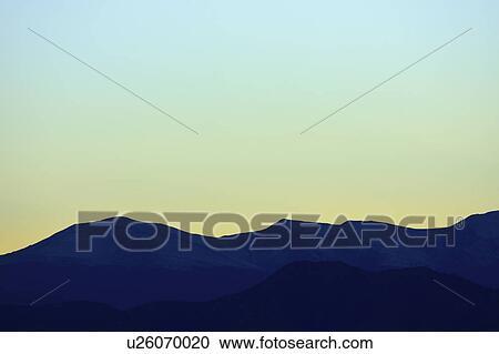 USA, Colorado, Denver, Mountain landscape at sunset View Large Photo Image Stock Image - USA, Colorado, Denver, Mountain landscape at sunset. Fotosearch