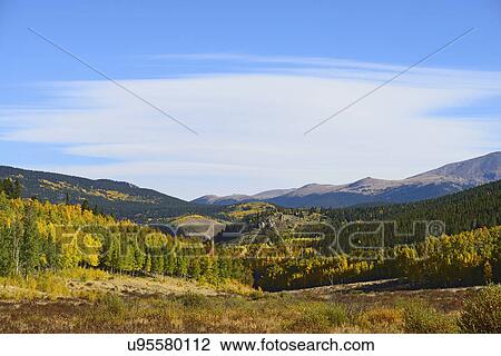 Stock Image - USA, Colorado, Scenic view of Kenosha Pass. Fotosearch