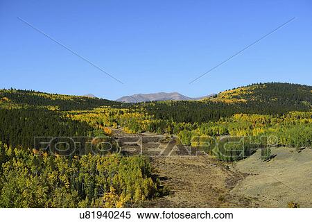 Stock Photography - USA, Colorado, Scenic view of Kenosha Pass. Fotosearch