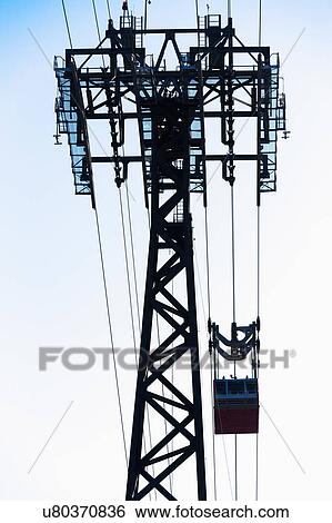 USA, New York, Cable car View Large Photo Image Stock Photograph - USA, New York, Cable car. Fotosearch