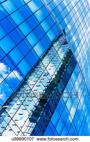 USA, New York, Clouds reflecting in glassy office building View Large Photo Image Stock Photo - USA, New York, Clouds reflecting in glassy office building. Fotosearch