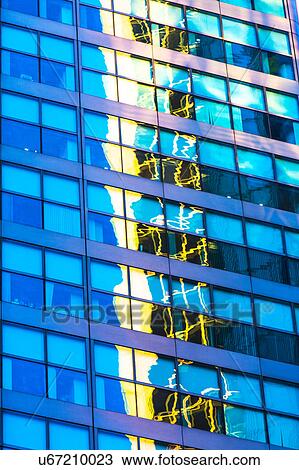 USA, New York, Distorted and blurred reflections in office building View Large Photo Image Stock Image - USA, New York, Distorted and blurred reflections in office building. Fotosearch