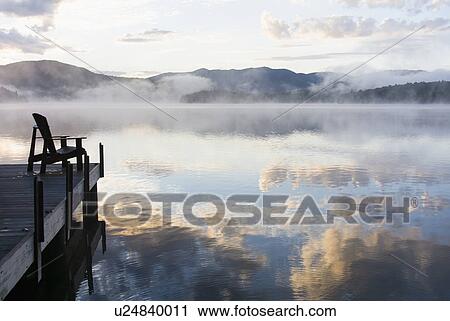 USA, New York, Fog over Lake Placid View Large Photo Image Stock Image - USA, New York, Fog over Lake Placid. Fotosearch