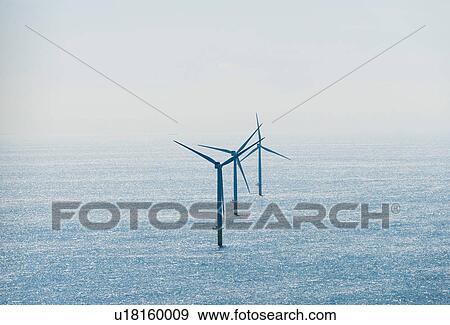 Wind turbines at Dutch offshore wind farm, IJmuiden, Netherlands View Large Photo Image Stock Photo - Wind turbines at Dutch offshore wind farm, IJmuiden, Netherlands. Fotosearch