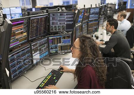 Young traders analyzing computer data View Large Photo Image Stock Photograph - Young traders analyzing computer data. Fotosearch