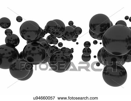 Black spheres, illustration. View Large Photo Image Stock Photo - Black spheres, illustration.. Fotosearch