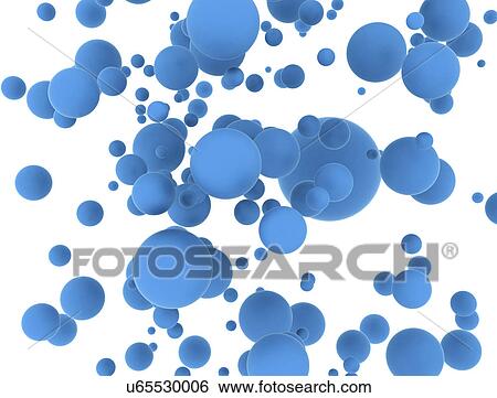 Blue spheres, illustration. View Large Photo Image Stock Photograph - Blue spheres, illustration.. Fotosearch