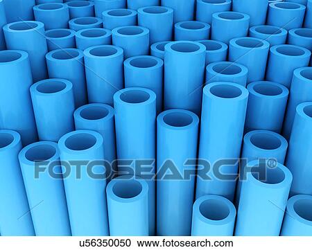 Blue tubes, illustration. View Large Photo Image Stock Image - Blue tubes, illustration.. Fotosearch