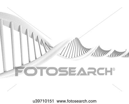 Dna strand against a white background. View Large Photo Image Stock Image - Dna strand against a white background.. Fotosearch
