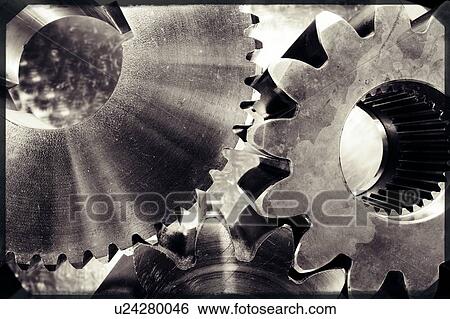 Large cogs interlocking. View Large Photo Image Stock Photograph - Large cogs interlocking.. Fotosearch